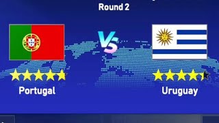 Uruguay vs Portugal  Who Will Win  messi ronaldo neymar mbappe [upl. by Sproul322]