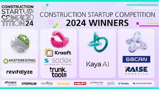 Meet the Winners  Construction Startup Competition 2024 [upl. by Drofdarb]