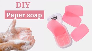 Homemade Paper Soap  How to Make Paper Soap at Home  DIY Paper Soap [upl. by Claribel]