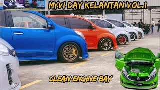 MYVI DAY KELANTAN VOLUME 1  FIGHTER MYVI MODIFIED TAK RILEKS [upl. by Bouley]