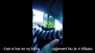 Dalmasar i en poliskontroll [upl. by Nyladnewg]