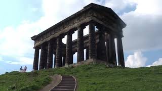 Penshaw Hill amp its marvellous Earl of Durham Greek Temple Monument 1845 Tyne amp Wear England [upl. by Akeim82]