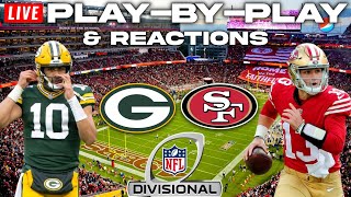 Green Bay Packers vs San Francisco 49ers  Live PlayByPlay amp Reactions [upl. by Nyrem865]