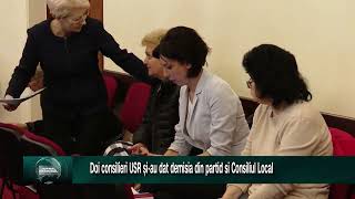 Doi consilieri USR șiau dat demisia din partid și Consiliul Local [upl. by Krongold614]