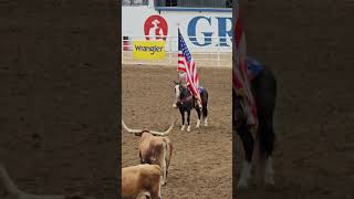 Greeley Colorado Stampede 7124 national anthem [upl. by Anaillil]