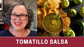 How to Make Tomatillo Salsa or Salsa Verde  The Frugal Chef [upl. by Vivia732]