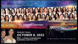 Miss Mandirigma Philippines 2022 October 8 Final [upl. by Ain]