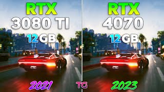 RTX 4070 vs RTX 3080 Ti  Test in 10 Games [upl. by Llehsam]