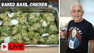 Baked Basil Chicken by Pasquale Sciarappa [upl. by Shulem]