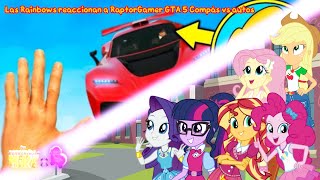 Las Rainbows reaccionan a RaptorGamer GTA 5 Autos vs Compás 🚗😱 [upl. by Lebiram782]