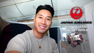 Japan Airlines Business Class  Boeing 7879  Sky Suites III  日本航空 HD4K [upl. by Arly]