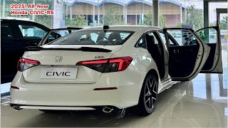 AllNew 2025 Honda Civic RS Sport  Comfort Luxury Car Interior and Exterior Show [upl. by Neeleuqcaj579]