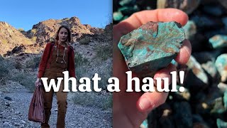 Solo Rockhounding for Chrysocolla amp Exploring Abandoned Caves in Arizona [upl. by Assenov412]