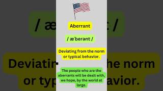 How to Pronounce Aberrant in American Accent Correctly americanaccent americanpronounce [upl. by Alletneuq]