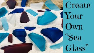 Make Your Own Sea Glass Tumbled Glass Easy Step By Step Beach Glass Tutorial For The Perfect Recipe [upl. by Yr204]