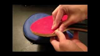 Ping Pong  How to remove rubber from blade [upl. by Arihsak]