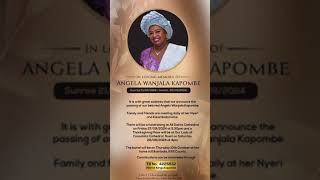 Pole sana Mashirima Kapombe amp family rip mama Angela Kapombe [upl. by Annahpos433]