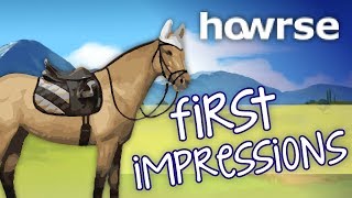 Howrse First Impressions [upl. by Flem172]