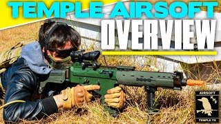 Temple Airsoft Overview  quotLargest Field in Texasquot [upl. by Adnorahs]