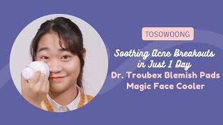 Soothing Acne Breakouts in Just 1 Day  TOSOWOONG  YesStyle Korean Beauty [upl. by Devaney]