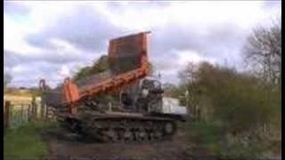 Tracked Dumper Manoeuvrability [upl. by Ycnaf]