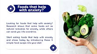 5 Foods That Are Better Than Meds For Anxiety [upl. by Eerrehc]