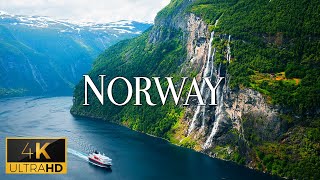 FLYING OVER NORWAY 4K Video UHD  Calming Music With Stunning Beautiful Nature Film For Relaxation [upl. by Vescuso44]