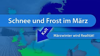 Schnee und Frost Märzwinter wird Realität – zumindest regional [upl. by Ycnan]