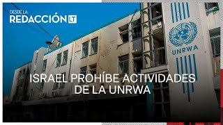 Israel prohíbe a agencias de la ONU en su territorio refugiados palestinos quedarían sin ayuda [upl. by Tibbitts955]