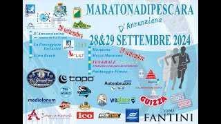 Percorso Maratona di Pescara 2024 4K 60fps [upl. by Galatia]