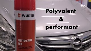 IPA  Nettoyant isopropanol  Würth [upl. by Taffy]