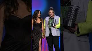 Kailyn Lowry and Vee Rivera accepting the Webby Award at the 27th Annual Webby Awards [upl. by Nirej817]