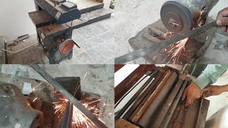 Old Thickness Planer Blade Sharpening  How to Do it professionally tools diymaintenance [upl. by Enella250]