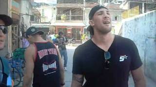 Brendan Schaub visita favela no Rio de Janeiro [upl. by Riabuz]