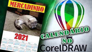 Calendário Rápido no Corel Draw [upl. by Zipnick]