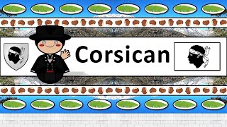 The Sound of the Corsican language UDHR Numbers Greetings amp Conversation [upl. by Oniratac473]