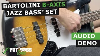 Bartolini baxis Jazz Bass® Pickup Set Demo [upl. by Nol829]