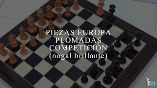 Piezas Europa plomadas de competición nogal brillante [upl. by Yhtamit204]