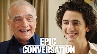 Timothée Chalamet amp Martin Scorsese Have an Epic Conversation  GQ [upl. by Yanad]