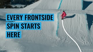 How To Frontside 180  Learn To Jump with Taevis  EP 4 [upl. by Modesty]