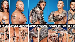 WWE Wrestlers and Their Tattoos Shocking Hidden Meanings [upl. by Airogerg81]