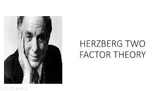 Motivation Herzberg Two Factor Theory [upl. by Mclyman]