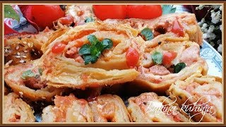 Bakina kuhinja gurmanska pita pica sjajan recept [upl. by Annoved]