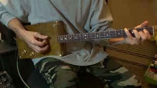 Cigar Box Guitar Lesson Tulsa Time by Don Williams [upl. by Emmerie417]