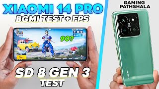 Xiaomi 14 PRO PUBG Test with FPS 🔥 Overheat amp Battery Drain 🤐SD 8 GEN 3🔥 [upl. by Aramit]