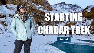 The Chadar Trek—Love at frost sight Part 1 [upl. by Eusadnilem]