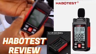 HABOTEST HT602 Sound Level Meter Sound Decibel Meter Noise Level Monitor Review [upl. by Peltz857]