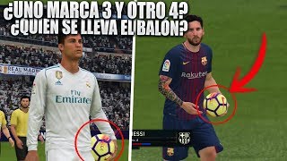 ¿Qué pasa si HACES un HAT TRICK y otro JUGADOR marca 4 GOLES ¿Quién se lleva el balónMitos Fifa18 [upl. by Ramedlab314]