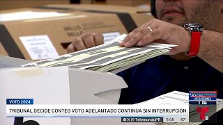 Sigue conteo de voto adelantado sin monitoreo completo de partidos [upl. by Rickie]