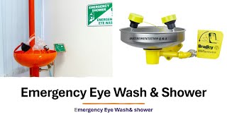 Emergency Eye Wash amp Emergency shower [upl. by Watts663]